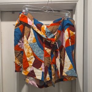 Like an Angel Multicolor Patterned Women Shorts